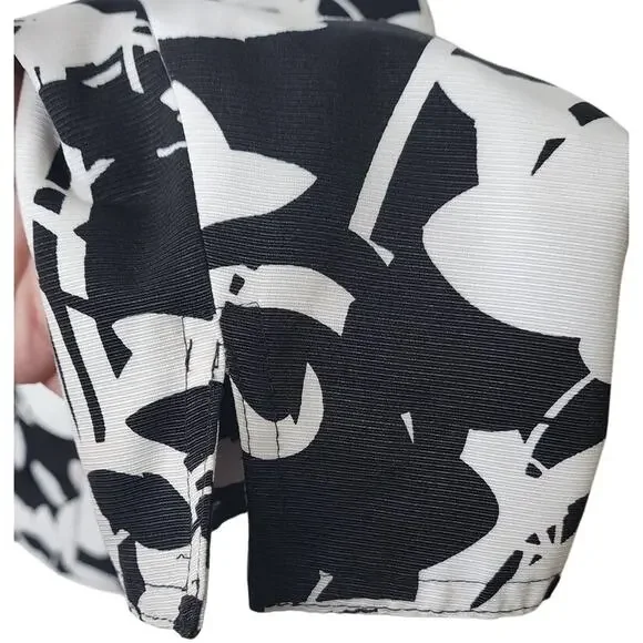 TanJay Black White Blazer, 14P - Picture 6 of 7